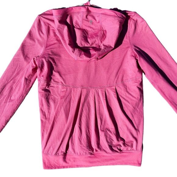 Ivivva By  Lululemon Girls Reversible Zip Jacket Pink/Grey Size 14 - Picture 7 of 12